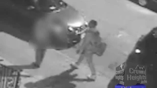 Video of Suspect Wanted for Spraying Swastika on a Crown Heights Sidewalk