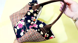 This Unbelievable Trick is Surprisingly So Easy to Sew Bag 💜Amazing Sewing Tutorial #diybag