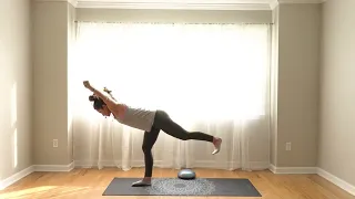 30-Minute Beginner BOSU® Yoga Practice | Feel Good Yoga Session