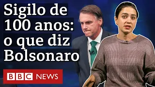 O que é sigilo de cem anos imposto por Bolsonaro