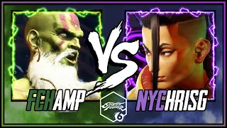 SF6 ➣ FCHAMP ( DHALSIM ) VS NYCHRISG ( JAMIE ) 4K SF6 ACTION