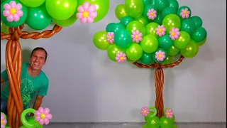 BALLOON TREE ( balloon decoration ideas ) gustavo gg