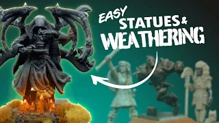 EPIC STATUES with Simple Tricks!! - Tabletop Terrain and Trophies!