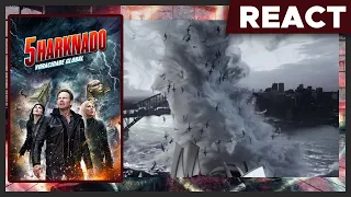 REACT Sharknado 5: Ameaça Global 🔴 LIVE