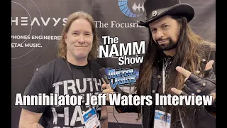 Annihilator Jeff Waters Interview-Solo Albums-Annihilator Updates @ Namm 2024 by Neil Turbin