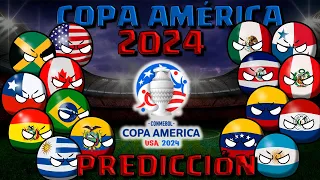 COPA AMERICA 2024 ( PREDICCIÓN) | countryballs
