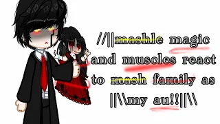 {mashle magic and muscles react to mash mother as yor }1/??