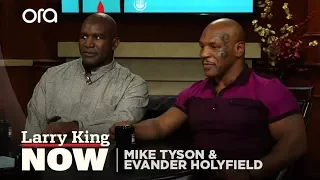 What Kept Holyfield From Biting Tyson Back | Larry King Now - Ora TV