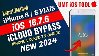 iPhone 8 / 8 Plus iOS 16.7.6 iCloud Bypass | Unlock iCloud Lock | iPhone Locked To Owner Bypass 2024