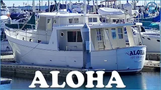 Willard 40 Pilot House - ALOHA - Trawler Tour