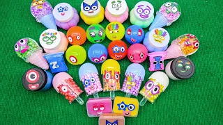 Dig up Pinkfong rainbow dinosaur eggs with CLAY coloring! Satisfying ASMR videos