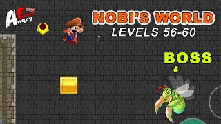 Nobi's World - Levels 56-60 + BOSS / Gameplay Walkthrough (Android, iOS)