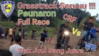 Duel Sengit Honda CRF 150L vs Yamaha WR 155R Grasstrack Peunaron 2022 | Full Race