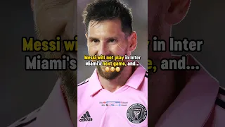 CRAZY reason why Messi WON'T play for Miami 😭 #football