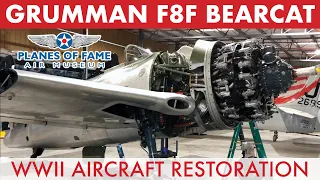 F8F BEARCAT Under Restoration w/ Steve Hinton | Hangar Talk | Planes of Fame