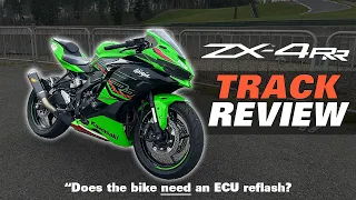 A Whole New Beast!  ZX-4RR Track Review!