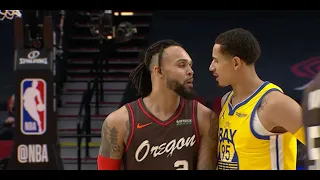 Gary Trent Jr. Gets In Juan Toscano-Anderson's Face To Exchange Words