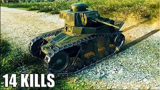 Вот как играть на танке МС-1 лучший бой 14 фрагов за бой World of Tanks