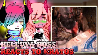 Helluva Boss reacts to Kratos Part 2|| GOW || Gacha Reacts