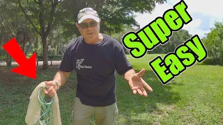 How To Throw A 6, 5 or 4 Ft Cast Net Easiest Way For Beginner