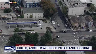 Retired OPD captain wounded, 1 other dead in Oakland gas station gun battle