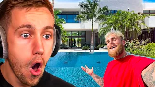 MINIMINTER REACTS TO JAKE PAUL'S *NEW* $16,000,000 HOUSE TOUR