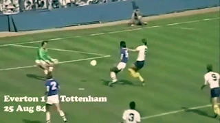 Everton 1 Spurs 4 - 1984-85 Season