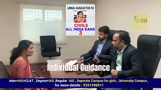 UPSC AIR-3 Uma Harathi || UPSC CSE 2022 || Takshasila IAS Academy#upsc #ias #takshasila