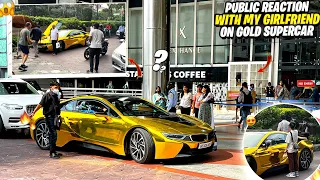 Public Reaction On India's First Golden Supercar 🤯