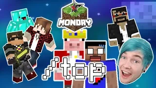 YouTubers React to Technoblade's /top Sneak Attack on Vikkstar in Minecraft Monday Week 3