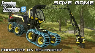 Save Game V5 | Forestry on ERLENGRAT | Farming Simulator 22