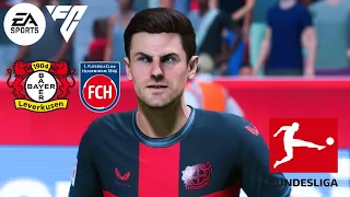 EA Sports FC 24 - Leverkusen Vs. FC Heidenheim - Bundesliga 23/24 Matchday 5 | Full Match