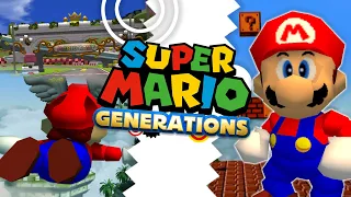 Super Mario 64 BUT in Sonic Generations Mods...