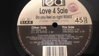 Love 4 Sale - Do You Feel So Right (Remix)