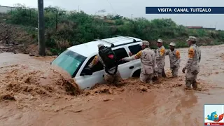 Tras lluvias Ejército Mexicano aplica Plan DN-III-E en Sonora