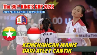 KEMENANGAN CANTIK 🇮🇩 INDONESIA VS MYANMAR 🇲🇲 KING'S CUP THAILAND 2023