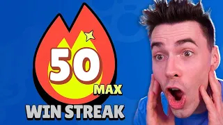 Wbijam 50 WYGRANYCH z RZĘDU w Brawl Stars!