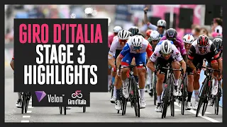 Crazy fast sprint | Giro d'Italia 2022 Stage 3 Highlights