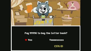 Undertale If you sell Undyne Letter?