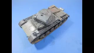 Tamiya 1/35 Panzerkampfwagen II (Part 2: Painting and making headlights)