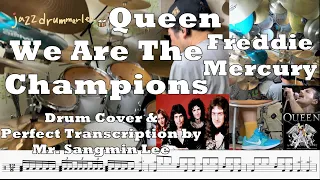 (퀸) We Are The Champions - Queen (Freddie Mercury) Drum Cover & Free Drum Score (위아더 챔피언)