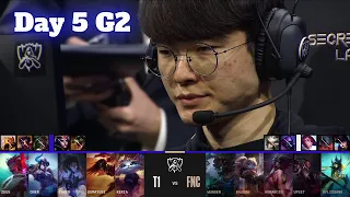 T1 vs FNC | Day 5 LoL Worlds 2022 Main Group Stage | T1 vs Fnatic - Groups full game