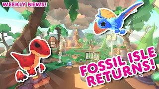 🦕It's Time To Return... TO FOSSIL ISLE! 🦖New FOSSIL PETS!🦴 MINE Your FOSSILS! Adopt Me! Weekly News!