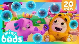 La fiesta de burbujas con Bubbles y el elefante 🐘|🌈 Caricaturas para niños🌈 | Minibods en Español