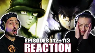 OUR FAVOURITE EPISODES SO FAR! 🔥 Hunter x Hunter Episodes 112-113 REACTION!