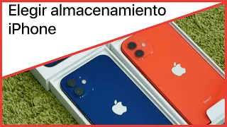 ¿Qué capacidad  y almacenamiento de iPhone comprar?