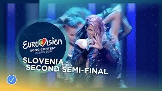 Lea Sirk - Hvala, ne!  - Slovenia - LIVE - Second Semi-Final - Eurovision 2018