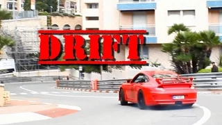 DRIFT in Monaco With Red Porsche 997 GT3 !