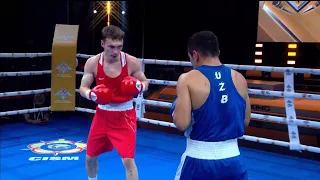 Finals (64kg) ASANAU Dmitry (BLR) vs TURSUNOV Mujibillo (UZB) | CISM 58th World