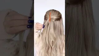 😱 TRY this FAKE A FISHTAIL BRAID HALF UP HACK